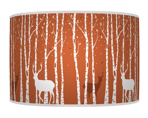 Trees stag deer burnt orange - trees,