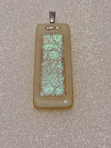 Sparkly fused dichroic glass - fused,