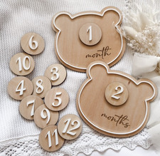Bear Milestone Cards Baby