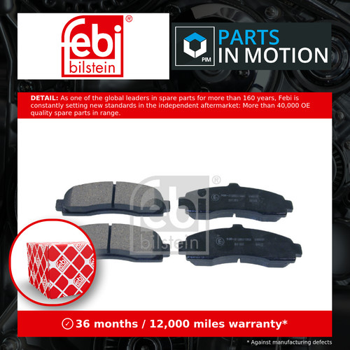 Brake pads set fits nissan - brake,