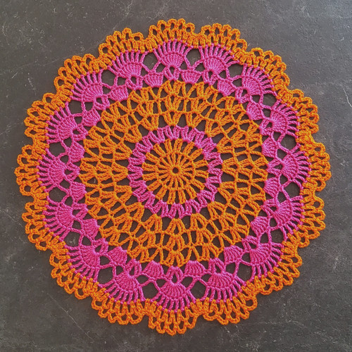 Handmade crochet lace doily - crochet,