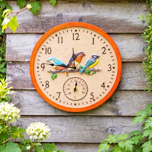 30cm garden wall - 30cm, clock