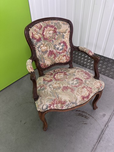 Antique french fauteuil - french,