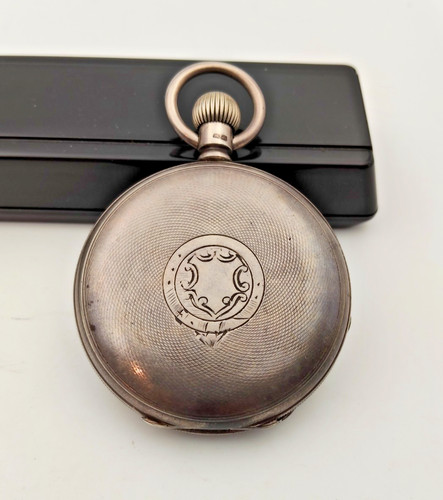 Antique stirling silver pocket - antique,