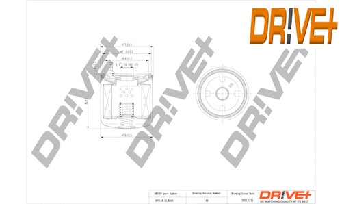 Oil filter dp1110 - filter, dp1110.11.0345