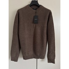 Massimo Dutti Men's Brown Wool