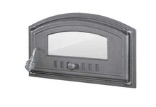 Innbee Oven 490 x 280 With Glass Pizza Oven Door Cast Iron Brotofen K