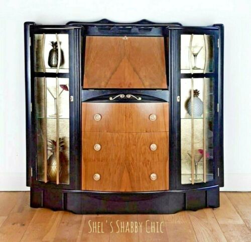 Vintage drinks cabinet art - drinks,