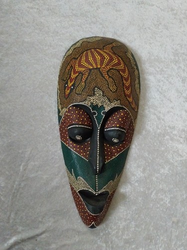 Hand carved painted - hand, african