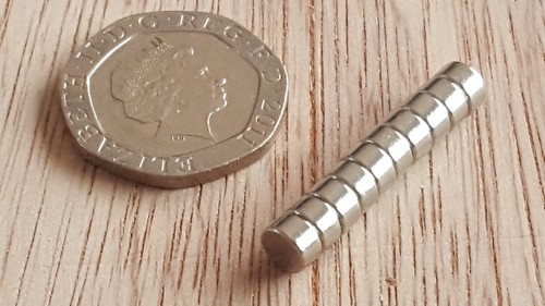 Neodymium disc magnets - neodymium, dia