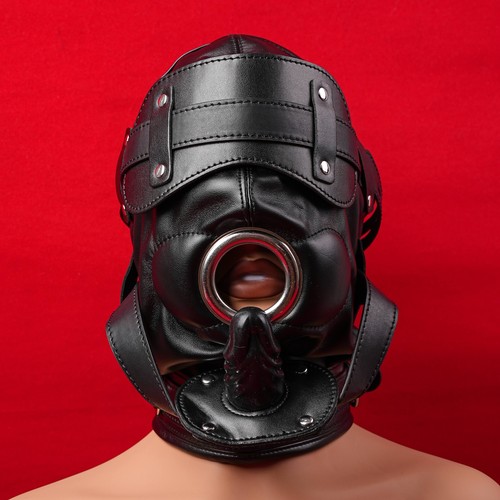 Bdsm hood blindfold head - blindfold,