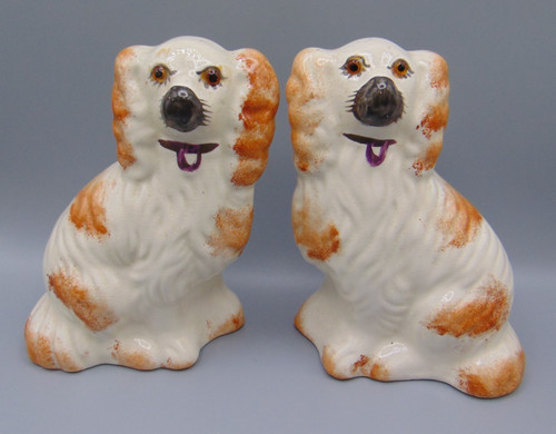Pair antique staffordshire - antique,