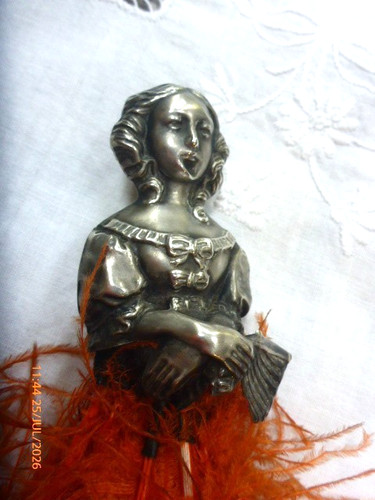 Antique flapper silver - antique,