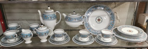 Wedgwood turquoise florentine - turquoise,