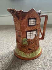 Vintage Price Kensington Cottage Ware Horse and Hounds Large Flower Jug Pitcher