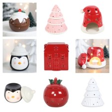 Christmas Oil Burners Various including Santa, Penguin, Tree, Pudding Great Gift