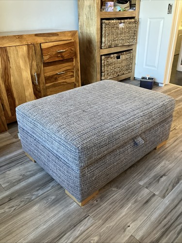 Large ottoman storage pouffee - large,