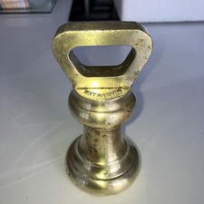 VINTAGE W T AVERY 4LB BRASS