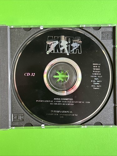 Amiga cd32 game akira disc - -,