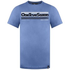 One True Saxon Forever Short Sleeve Crew Neck Mens Blue T-Shirt SX2A123221BLUSTK