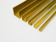 U-profiles made of brass