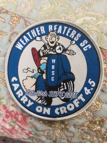 Scooter rally patch carry - patch,, on