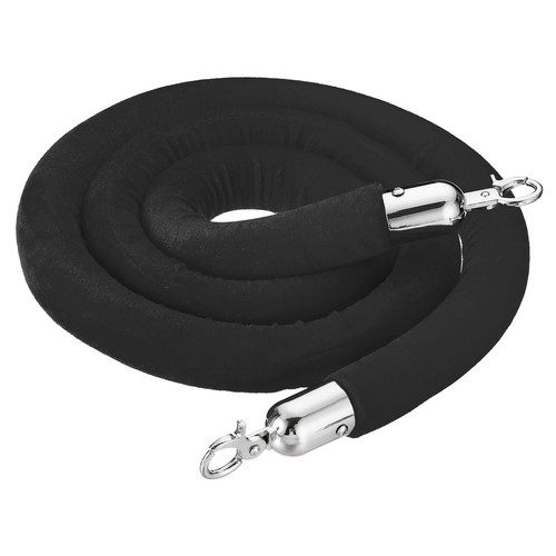 Feet black velvet - black,