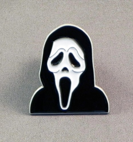 Ghost face enamel pin - pin, badge