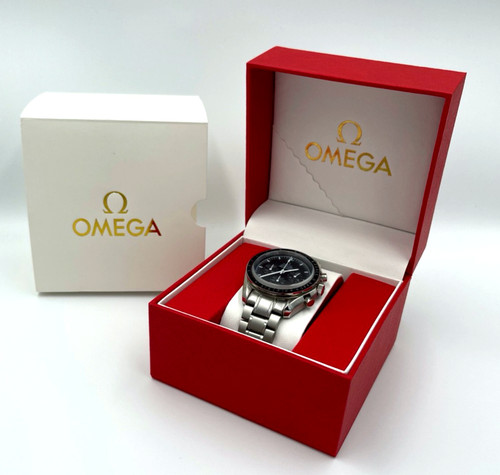 Omega watch box red - omega,