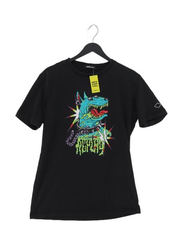 Replay men shirt m black - t-shirt,