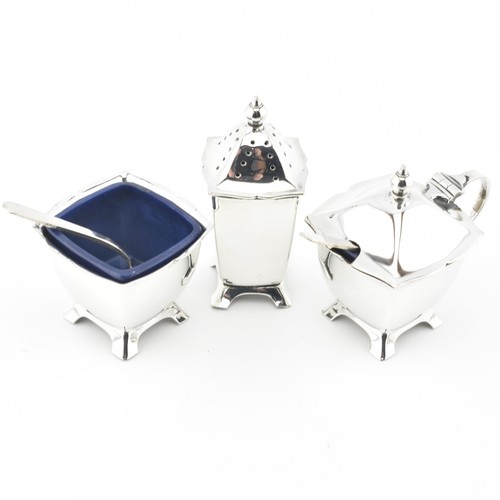 Vtg small silver plated - vtg, cruet