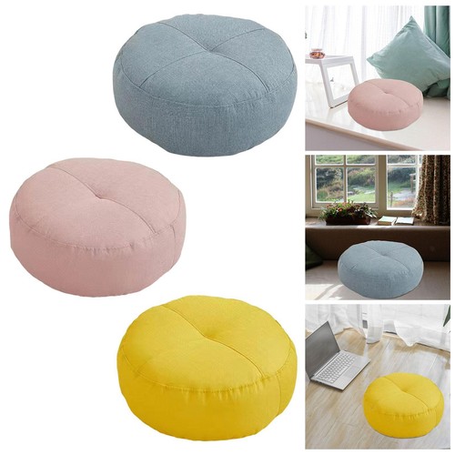Round floor pillow meditation - floor,