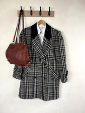 Vintage Wool Coat Monochrome