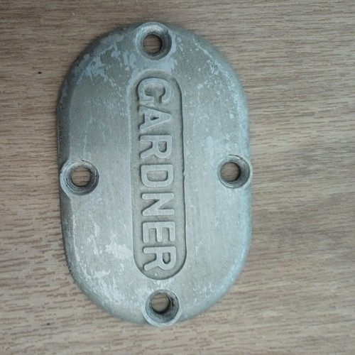 Gardner engine badge plaque - badge,