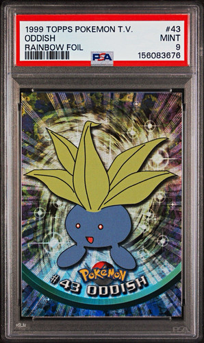 Pokemon topps 1999 oddish - pokemon,