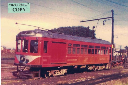 Trolley car 303 at - w,