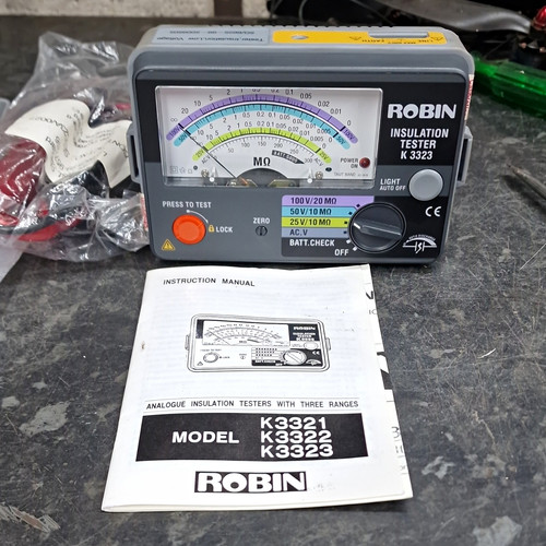 Robin 3323 megohmmeter - robin,