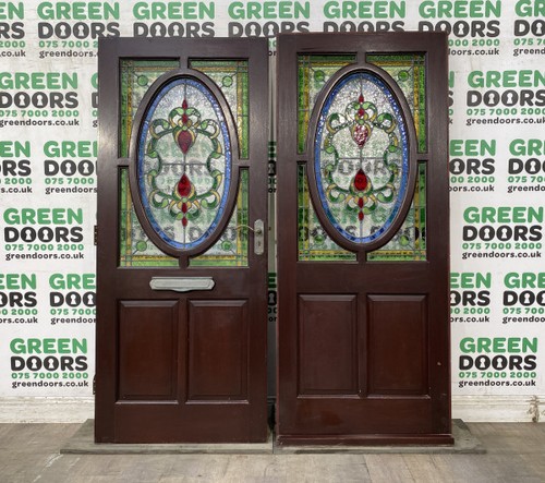 Stained glass front door - stained,