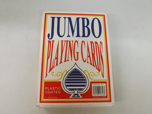 Jumbo playing cards giant - -,