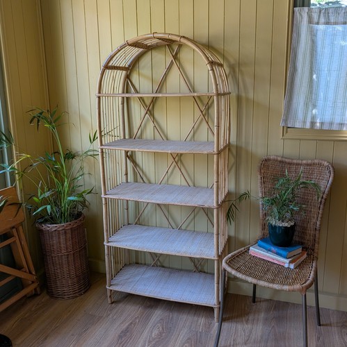 Mid century bamboo and rattan - and,
