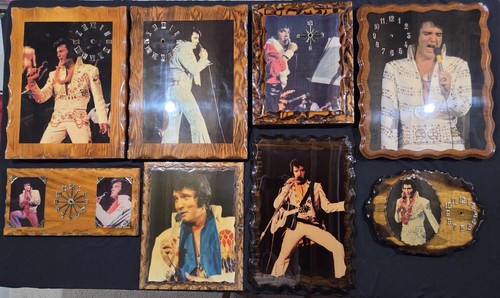 Elvis presley lacquered wood - presley,