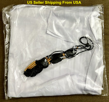 White Arabian Sultan Prince Arab Sheikh Headpiece Costume Desert Scarf Kit Hat