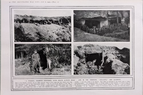 1915 wwi ww1 print - in, the