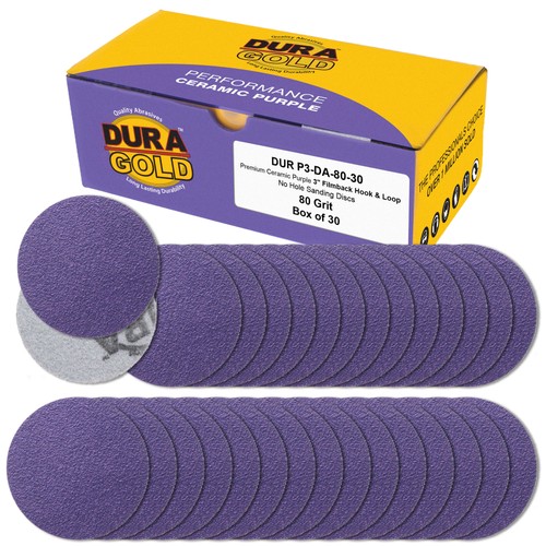 Grit purple ceramic - 80, 3"