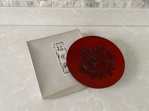 Japanese round wooden