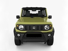 SUZUKI JIMNY BLACK STEEL FRONT GUARD AXLE NUDGE A-BAR BULL BAR 2021 ONWARDS W K