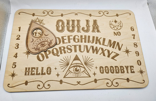 Wooden ouija board - board, &