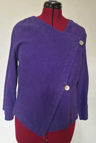 Ladies oska purple - purple, linen