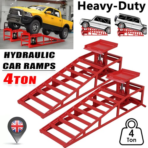 Ton hydraulic car ramps 2pc - 4,