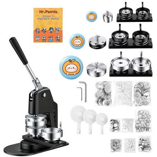 Uimoso button maker - 3-in-1,